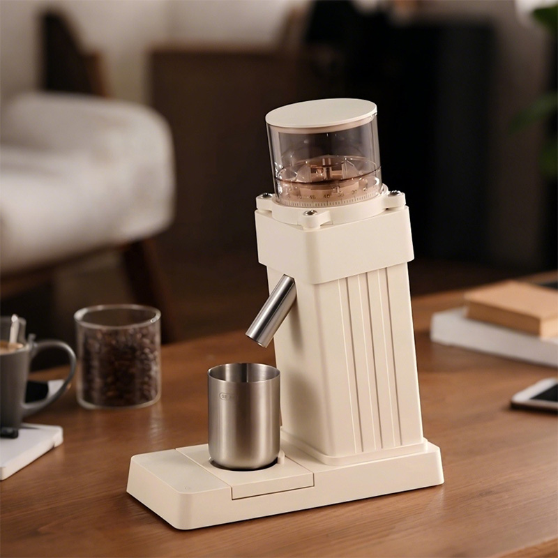 Coffee Grinder Burr Flat - Кофемолка с весами, 60 регулируемых настроек,