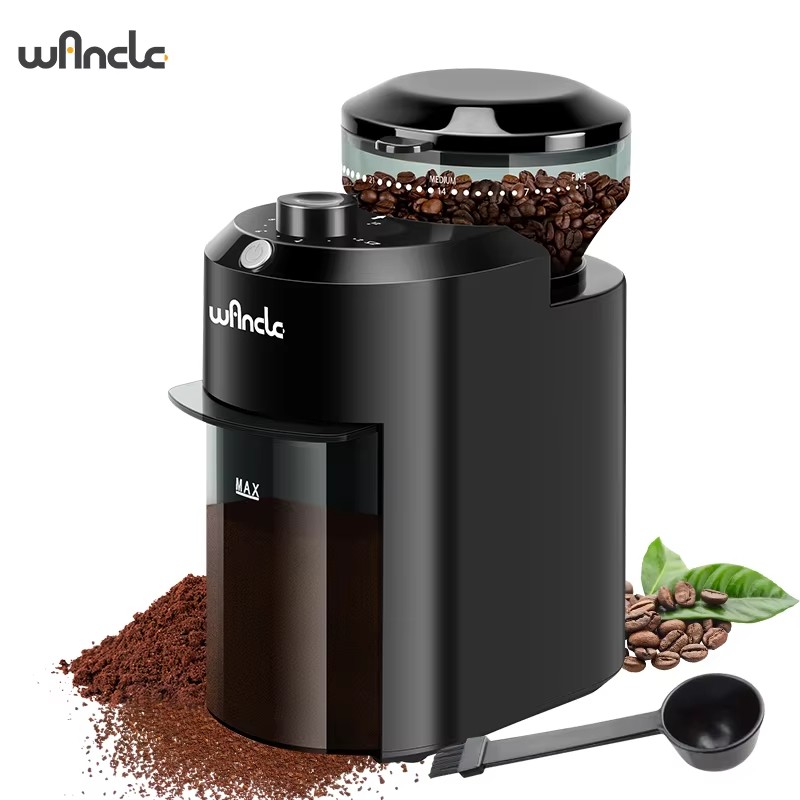 Электрическая кофемолка Wancle – обзор и цена Coffee Grinder Burr Flat
