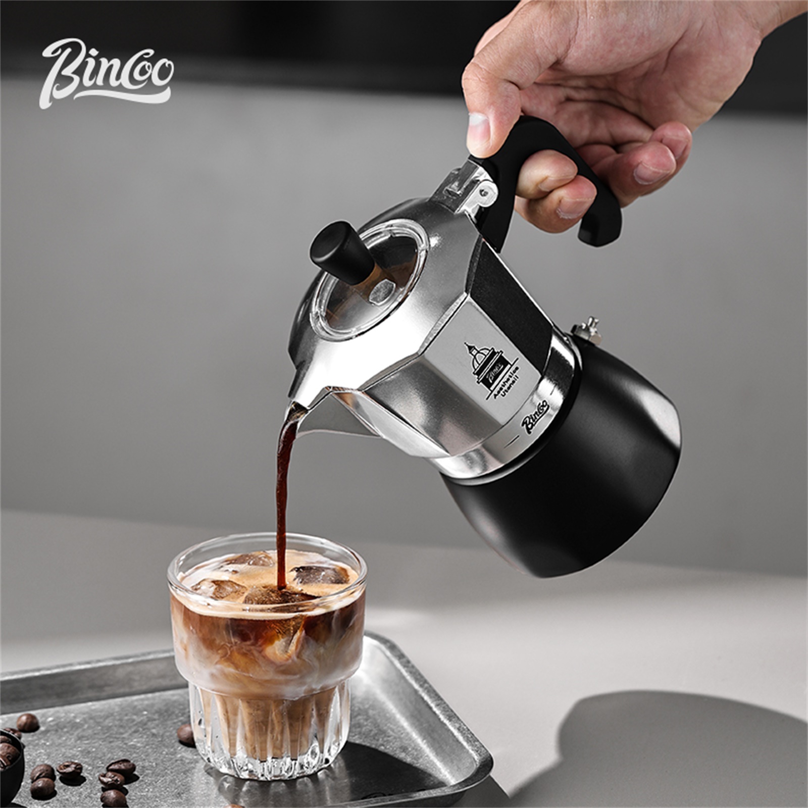 Мока-горшок BINCOO с двойным к – обзор и цена Coffee Equipment Set
