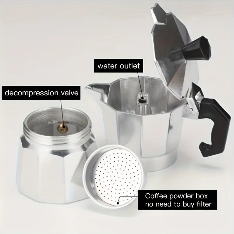 Классическая алюминиевая мока- – обзор и цена Coffee Equipment Set