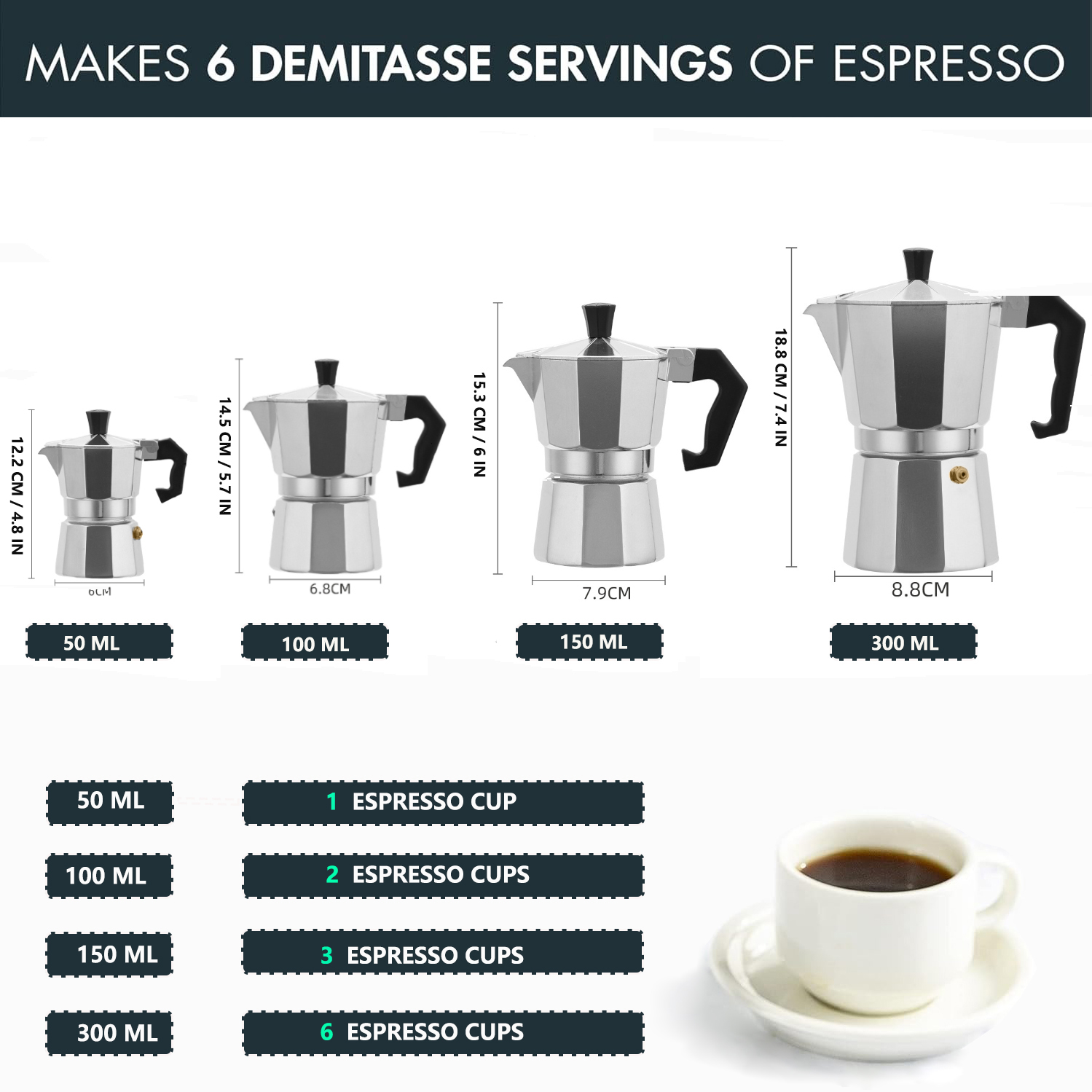 Классическая алюминиевая мока- – обзор и цена Coffee Equipment Set
